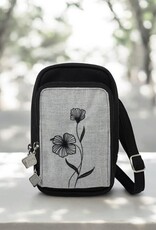 Jak's Petit sac Fleurs - Noir
