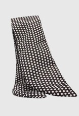 Foulard sac à main - Noir à pois