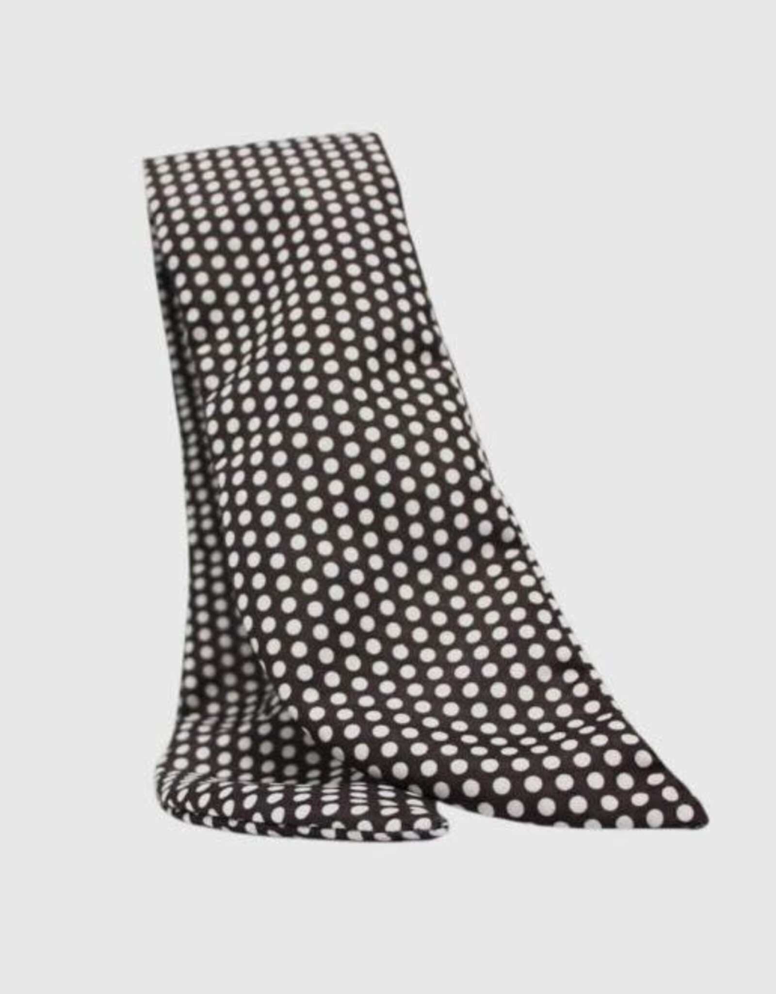 Foulard sac à main - Noir à pois