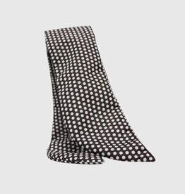 Foulard sac à main - Noir à pois