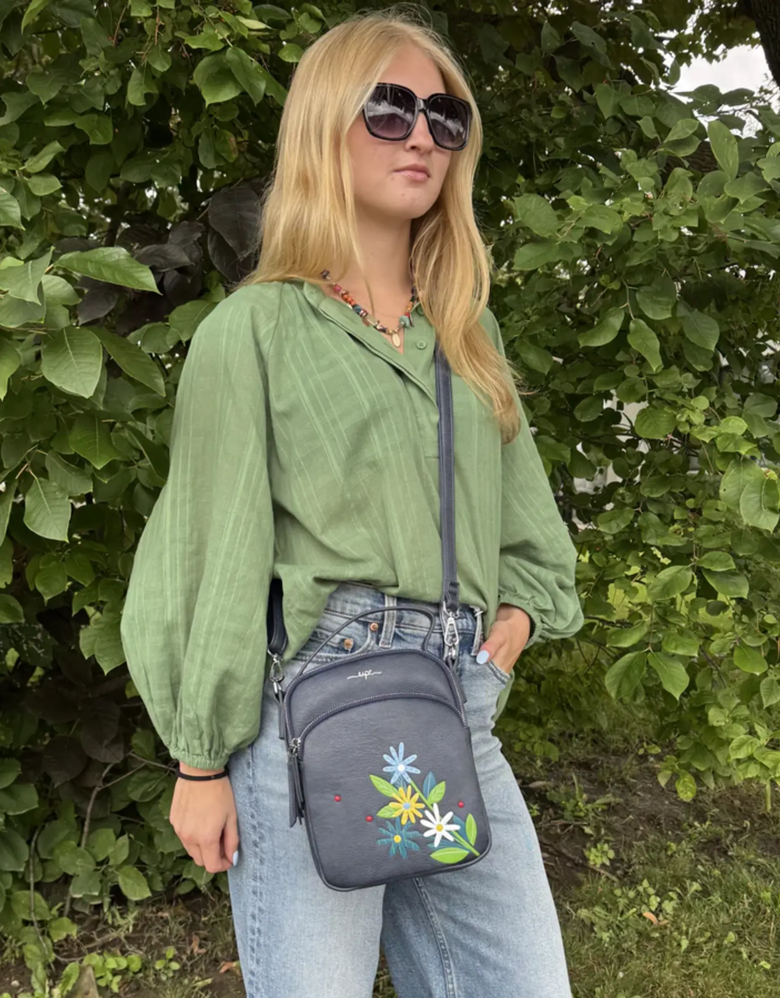 Lambert Marigold Crossbody - Bleu