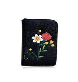ESPE Petit Portefeuille Jasmine zip - Noir