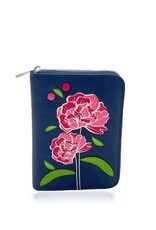 ESPE Petit Portefeuille Peony zip - Bleu