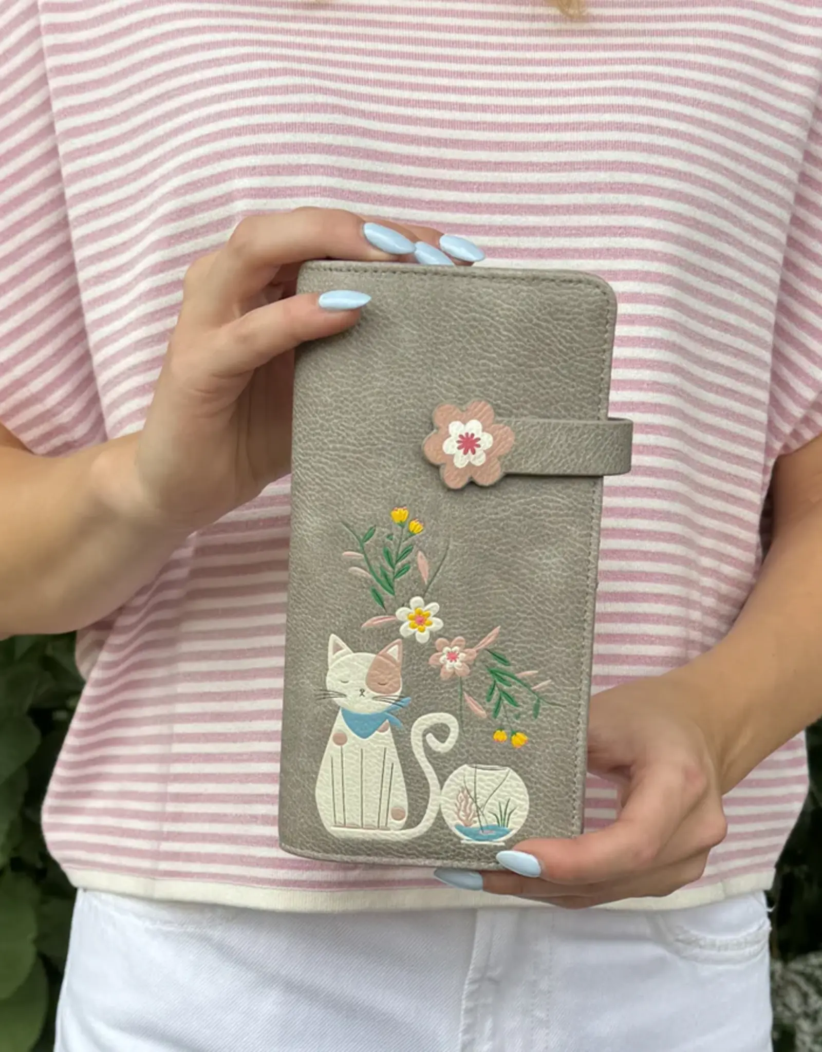 ESPE Portefeuille L Chat Cléo - Gris