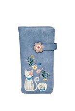 ESPE Portefeuille L Chat Cléo - Bleu pâle