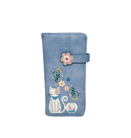ESPE Portefeuille L Chat Cléo - Bleu pâle