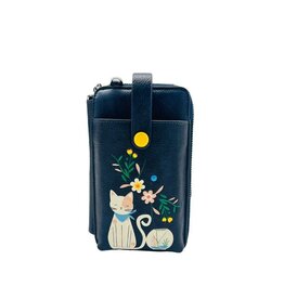 ESPE Étui cellulaire Chat cléo - Marine