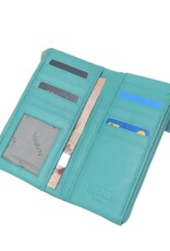 Portefeuille Charlotte - Teal- Turquoise