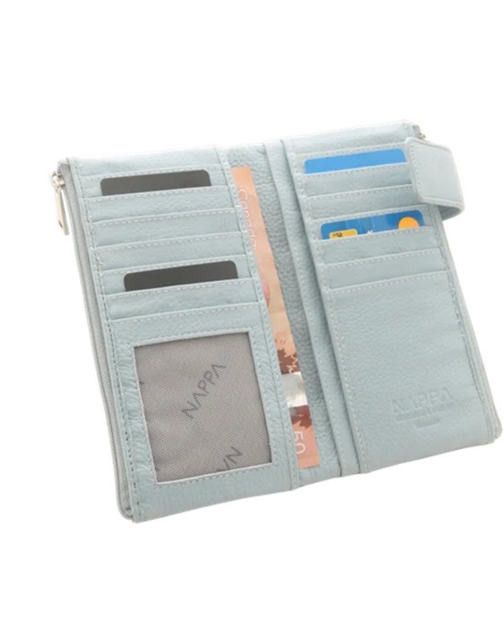 Portefeuille Charlotte - Bleu pâle