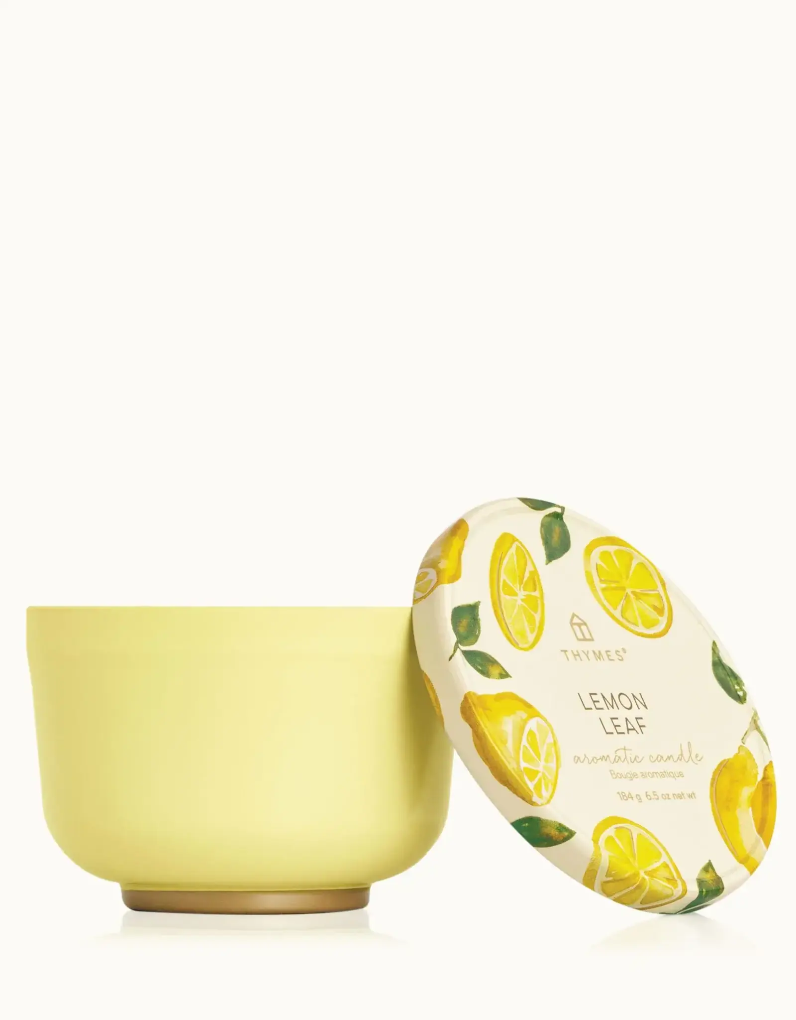 Thymes Bougie en métal  - Citron leaf