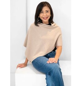 Fraas Poncho Capri - Taupe