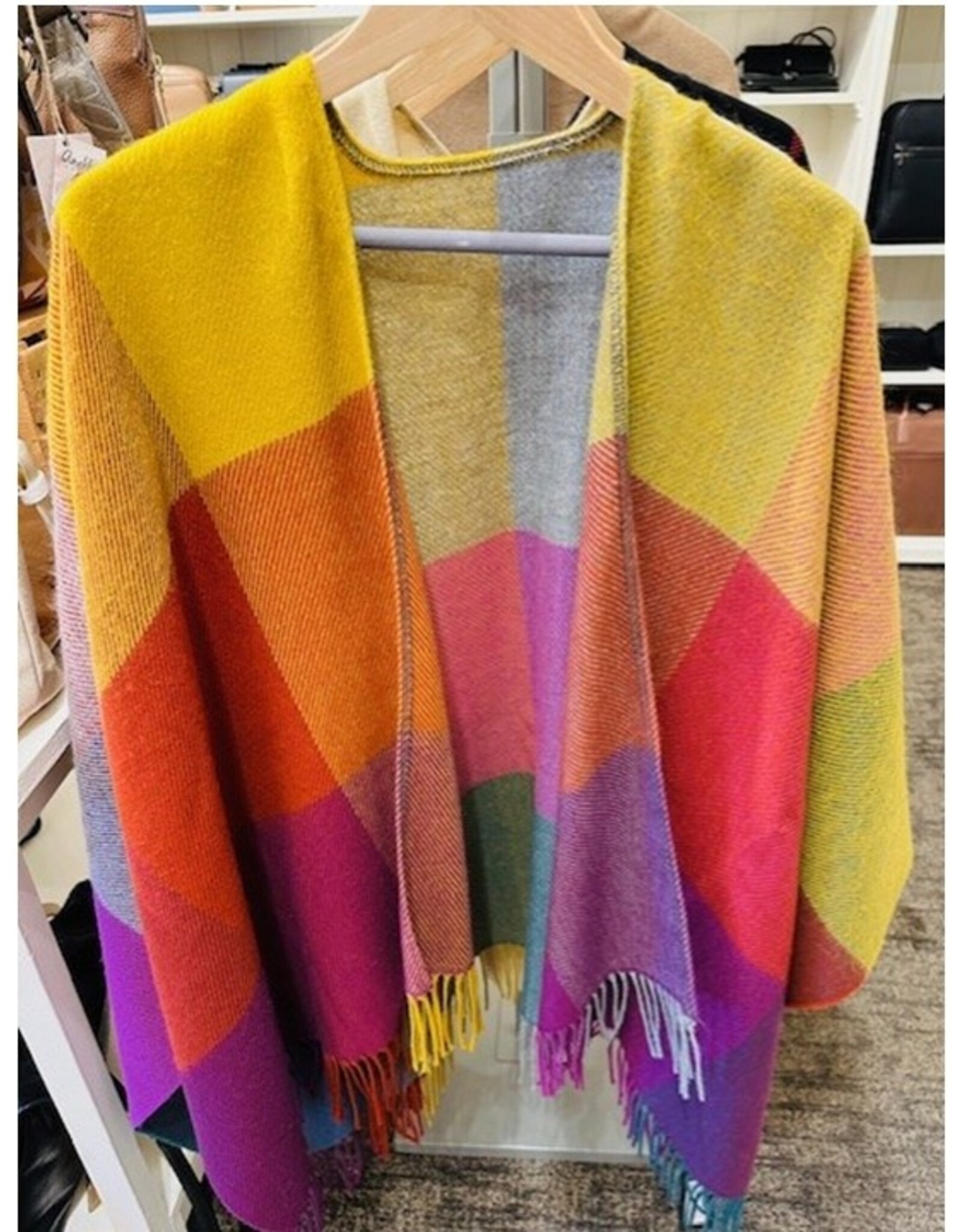 Fraas Châle - Carreaux Multi