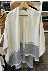 Fraas Châle - Noir -Beige #675