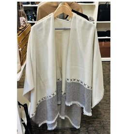 Fraas Châle - Noir -Beige #675