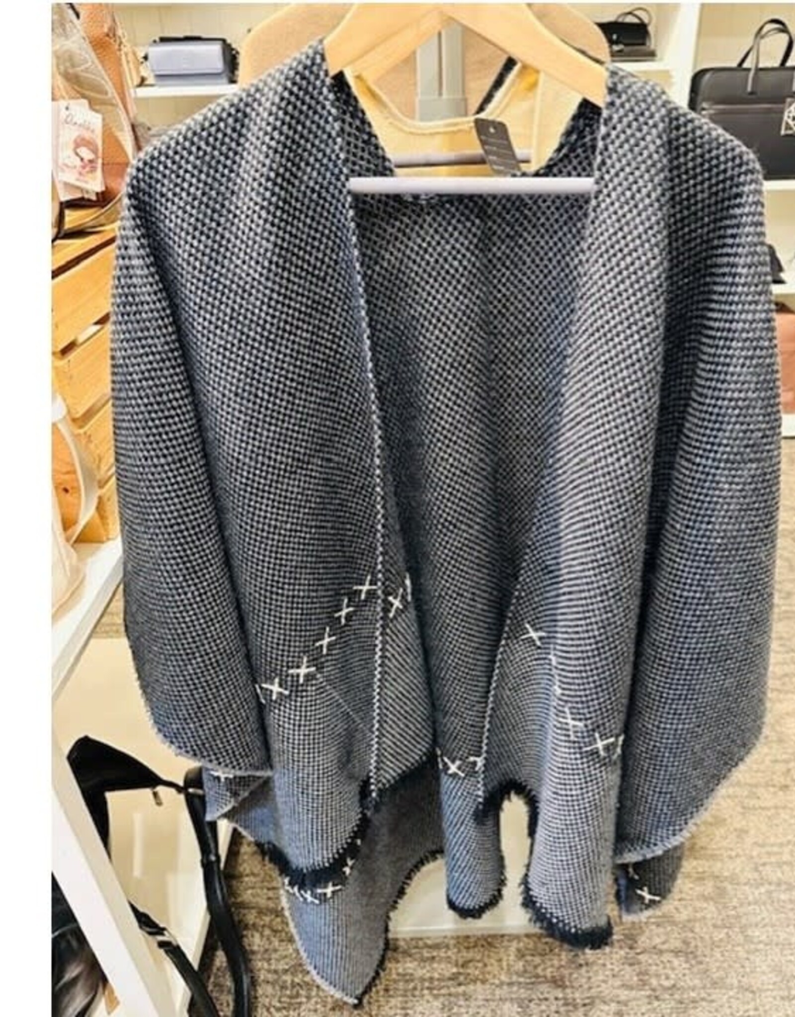 Fraas Châle - Noir -Gris #675