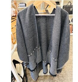 Fraas Châle - Noir -Gris #675