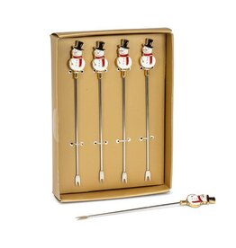 Pics à Hors d'oeuvre - Bonhomme de neige