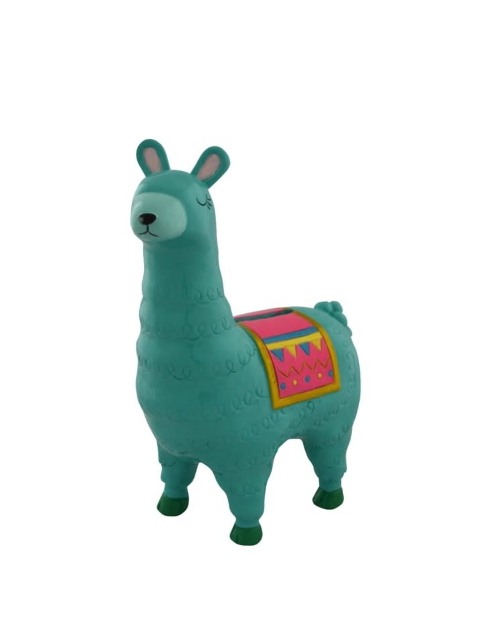 Tirelire - Lama aqua