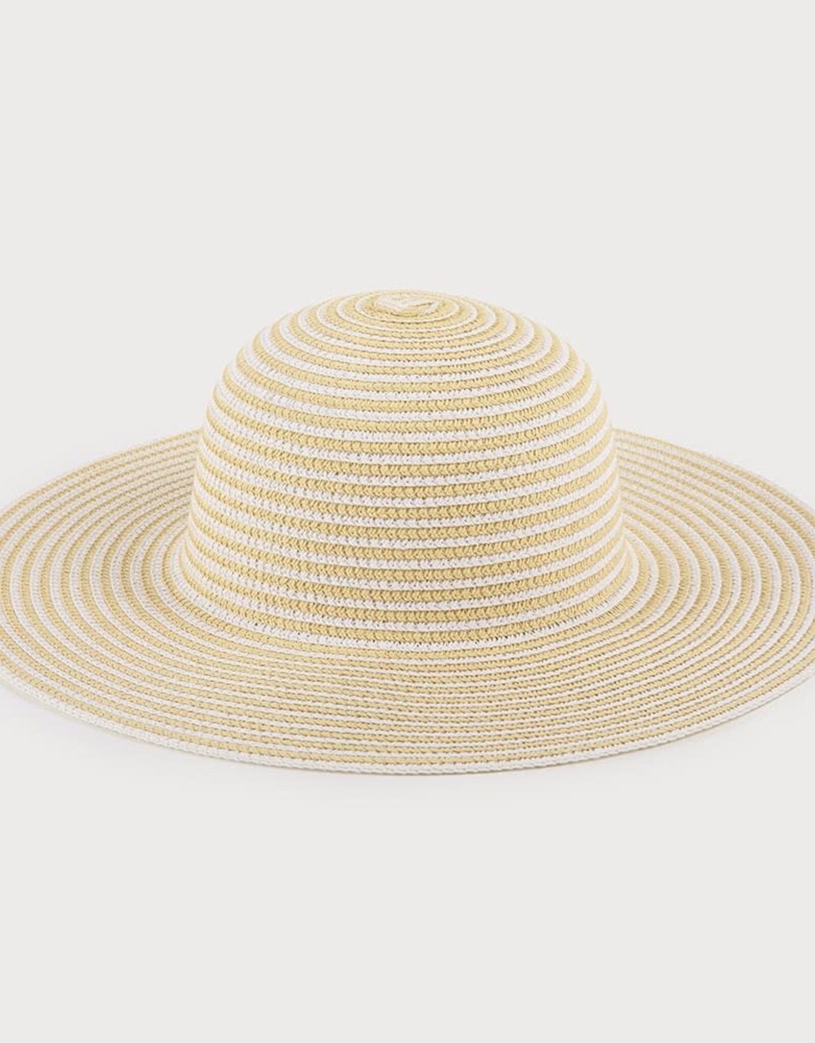 Caracol Chapeau de plage - Rayures blanche