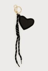 Caracol Porte-clé coeur - Noir & or