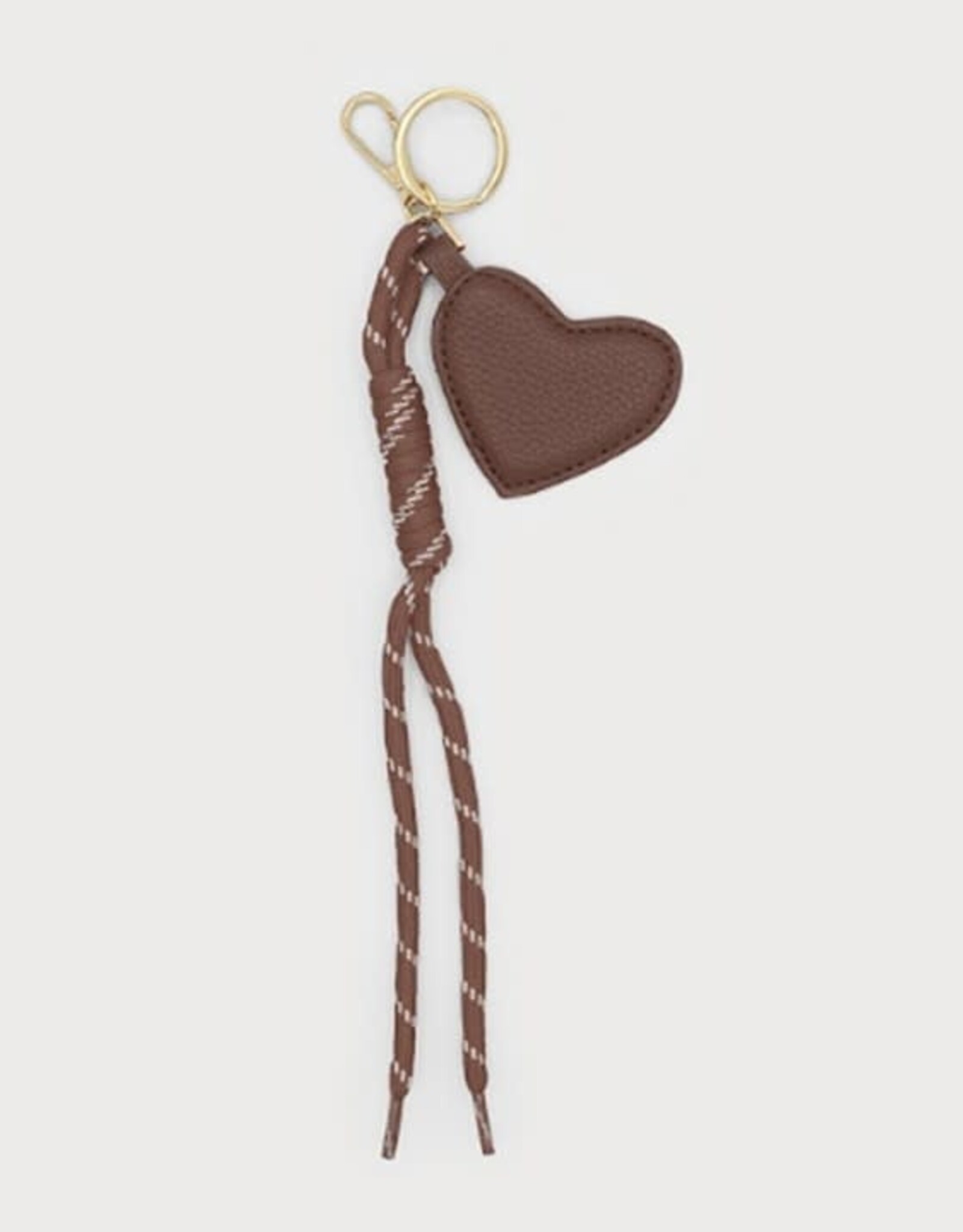 Caracol Porte-clé coeur - Tan