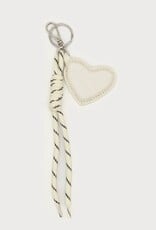 Caracol Porte-clé coeur - Blanc