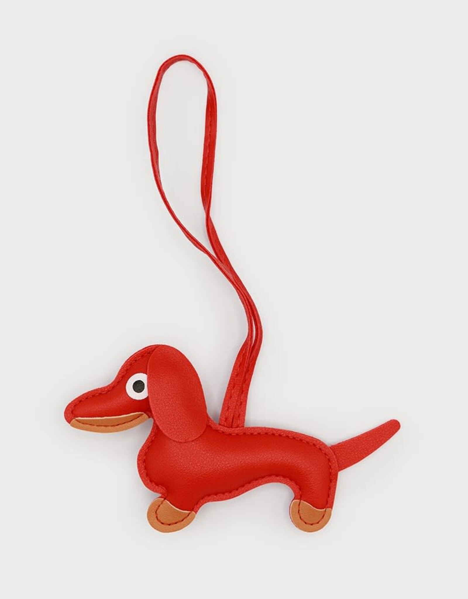 Caracol Breloque Chien - Rouge