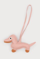 Caracol Breloque Chien - Rose