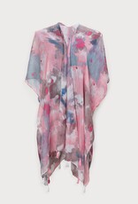 Caracol Paréo de plage - Fleuri rose