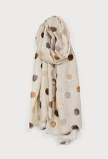 Caracol Foulard #6221 - Ronds multi Beige