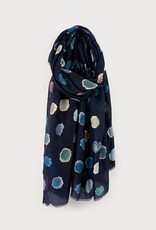 Caracol Foulard #6221 - Ronds multi Marine