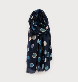 Caracol Foulard #6221 - Ronds multi Marine