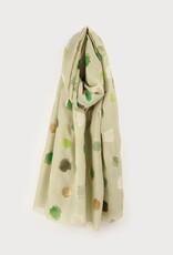 Caracol Foulard #6221 - Ronds multi Sauge