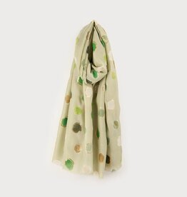 Caracol Foulard #6221 - Ronds multi Sauge
