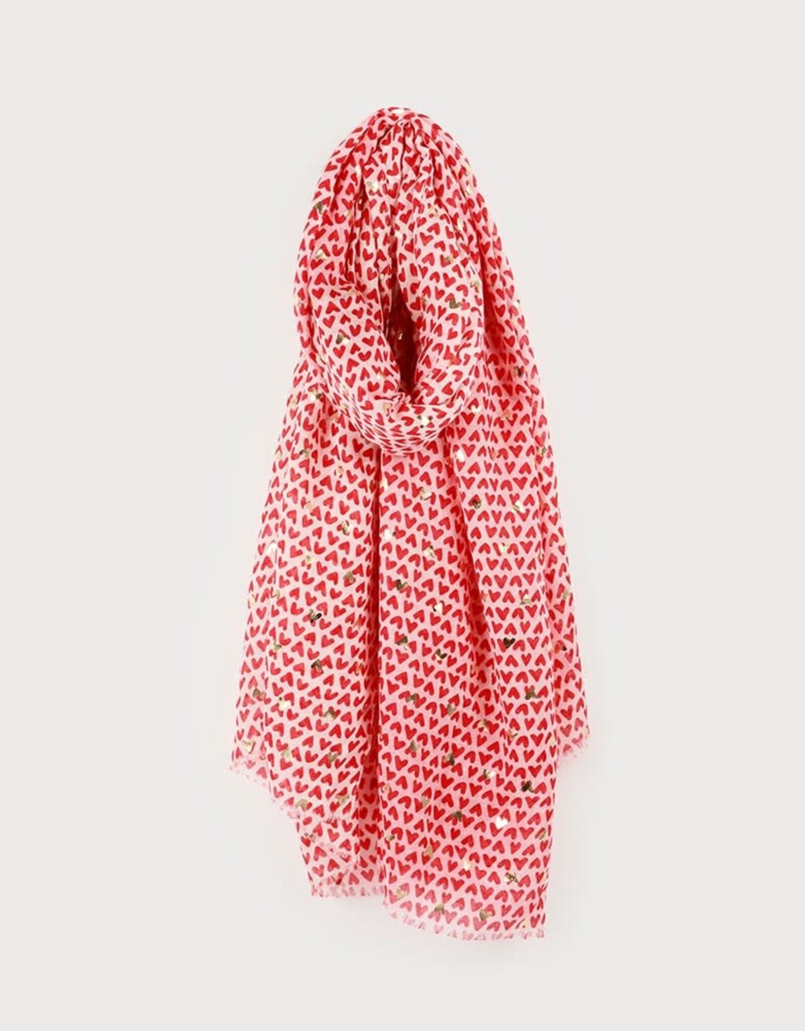 Caracol Foulard mini coeurs - Rouge