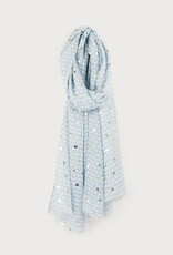 Caracol Foulard mini coeurs - Bleu