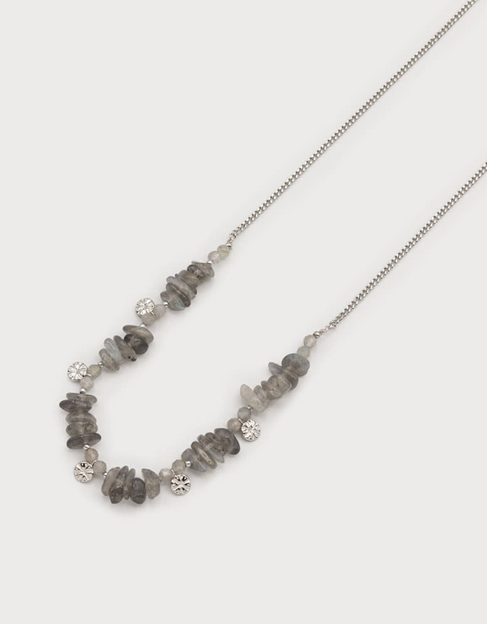 Caracol Collier #1807 - Gris - Stainless