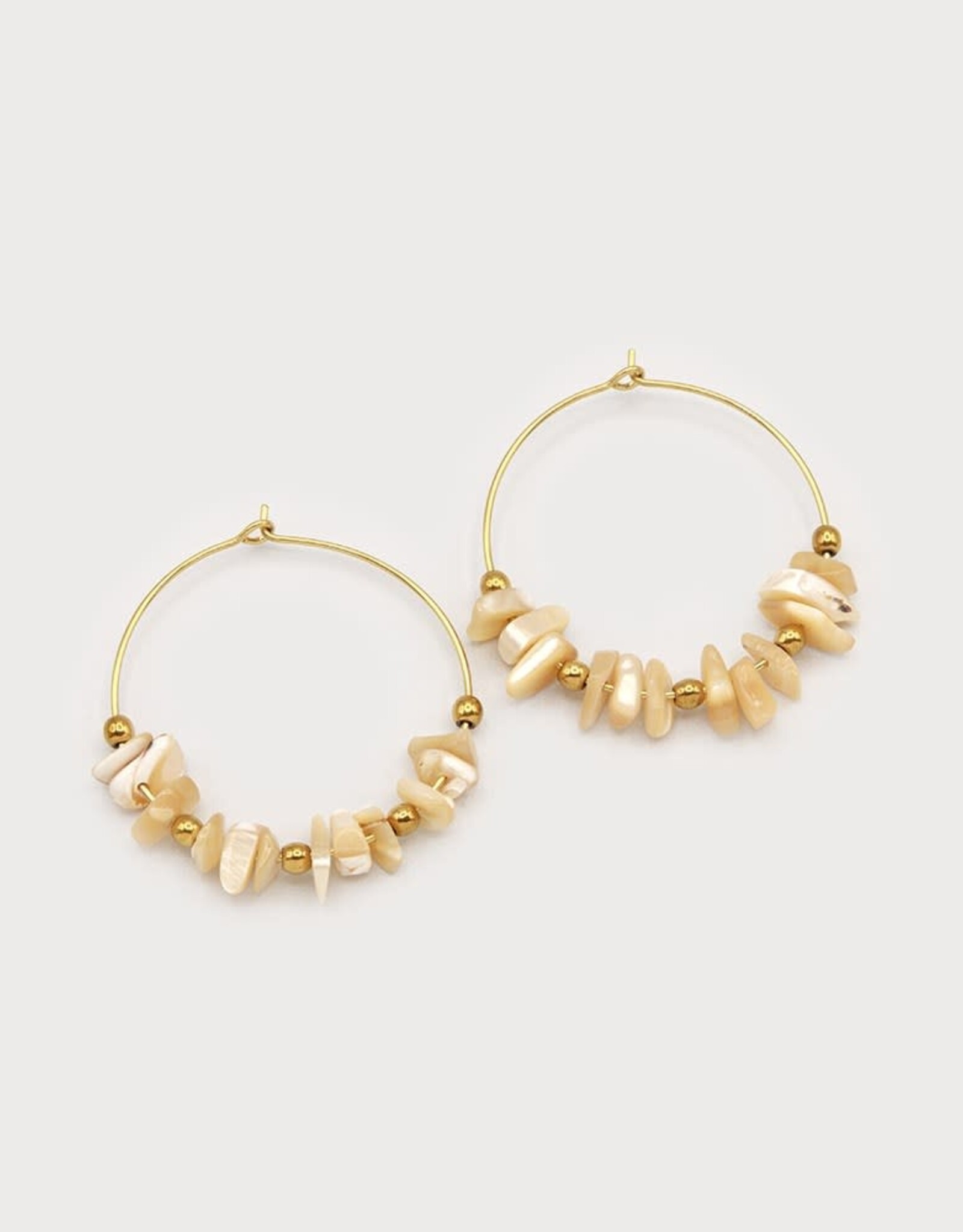 Caracol B.O.  #2772 Beige - Stainless- Or