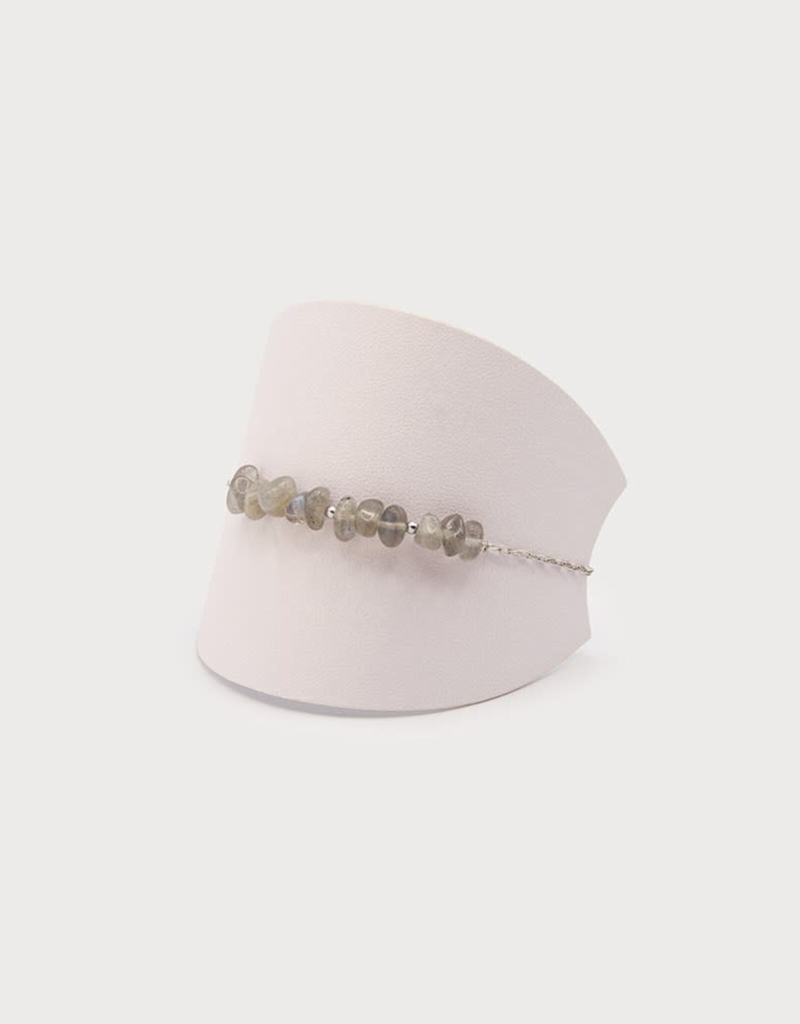 Caracol Bracelet  #3366 Gris - Stainless