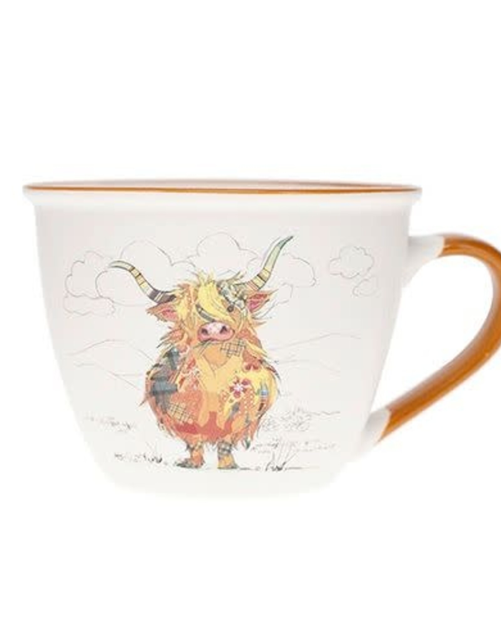 Grande tasse - Vache brune