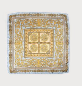 Caracol Petit foulard carré Paisley - Sky