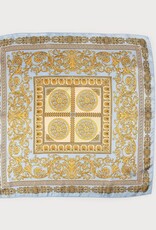 Caracol Petit foulard carré Paisley - Sky