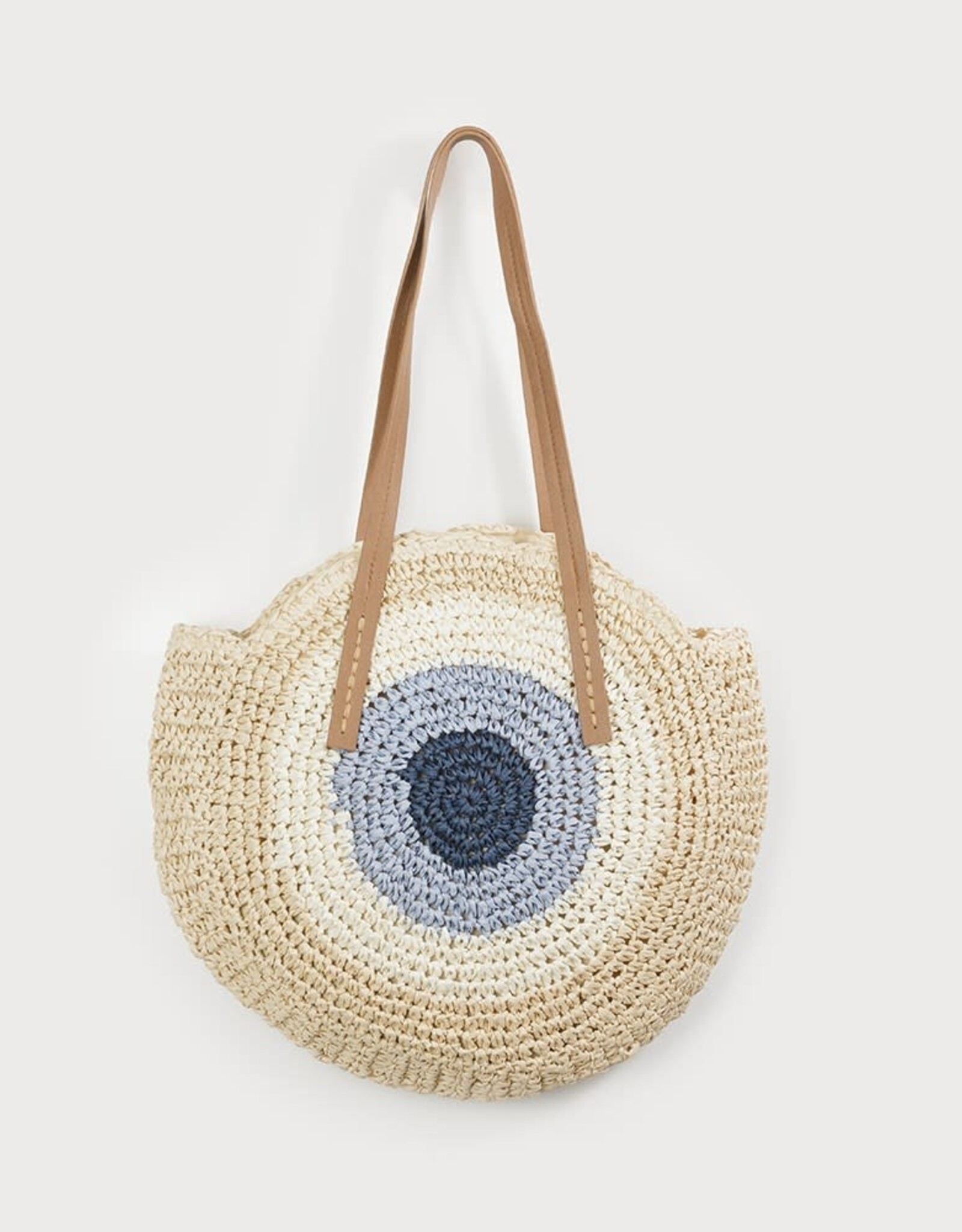 Caracol Sac fourre-tout en raffia - Beige