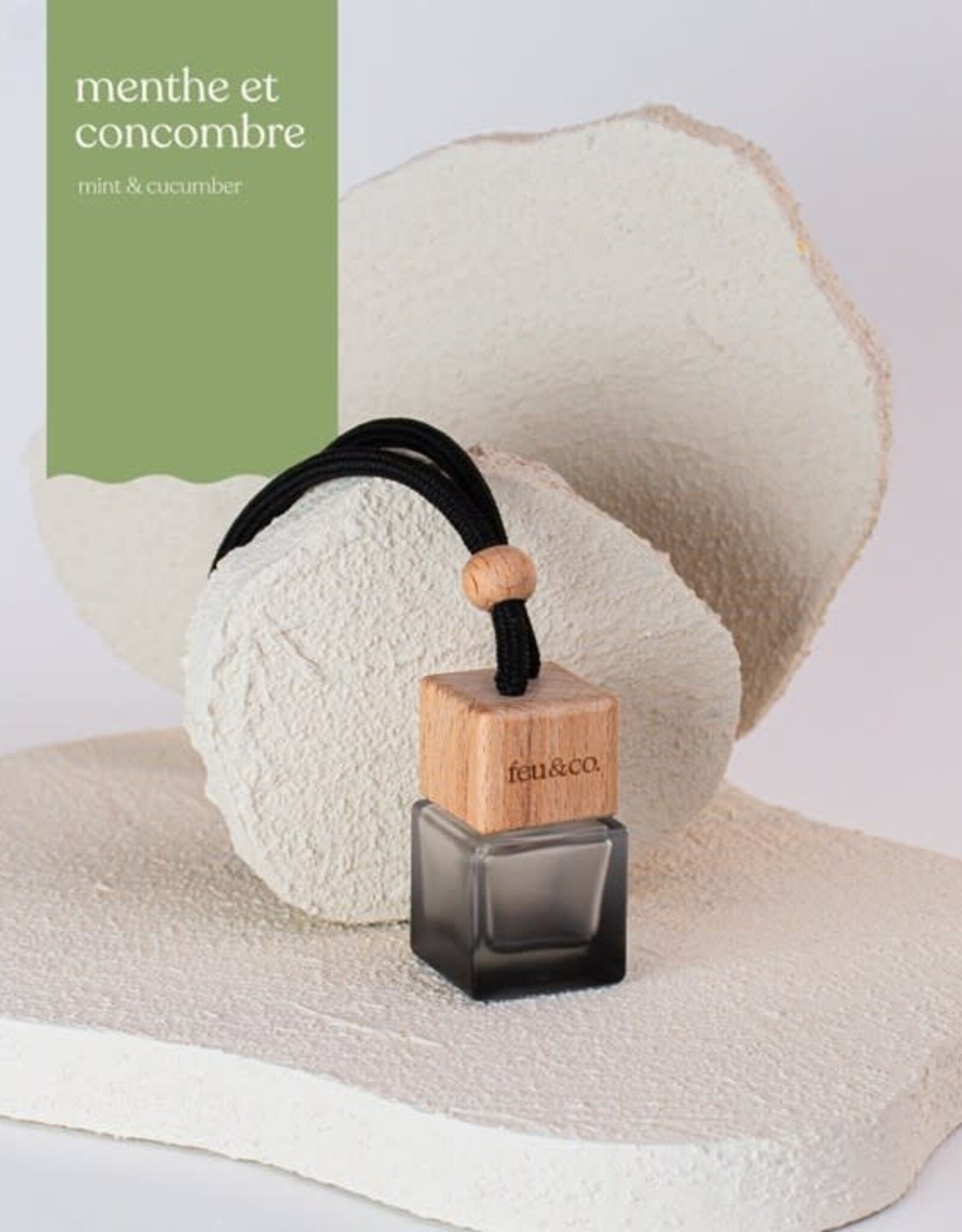 Feu & Co Diffuseur Auto - Menthe & Concombre