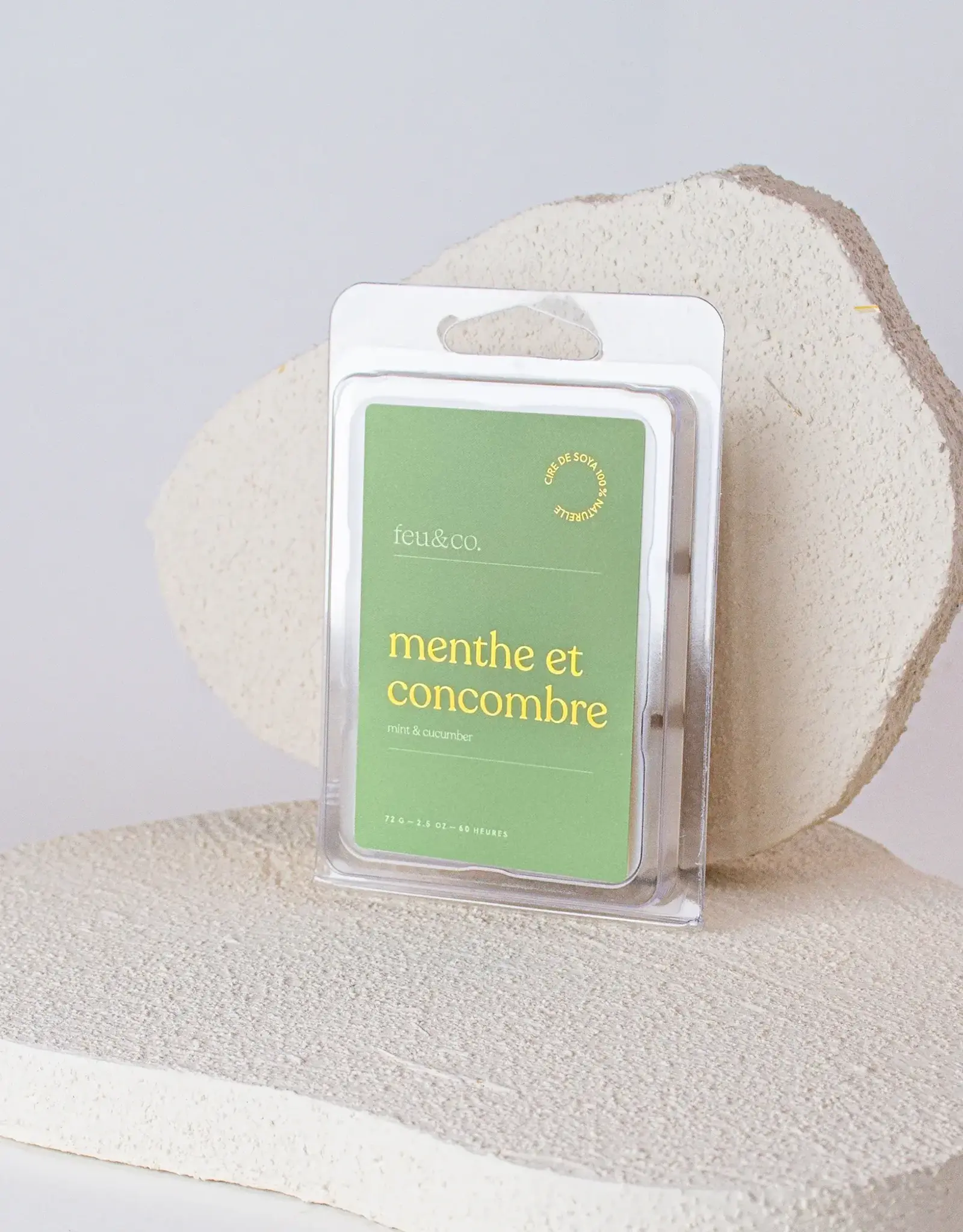 Feu & Co Cube de cire - Menthe & Concombre