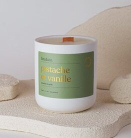Feu & Co Bougie - Pistache & Vanille