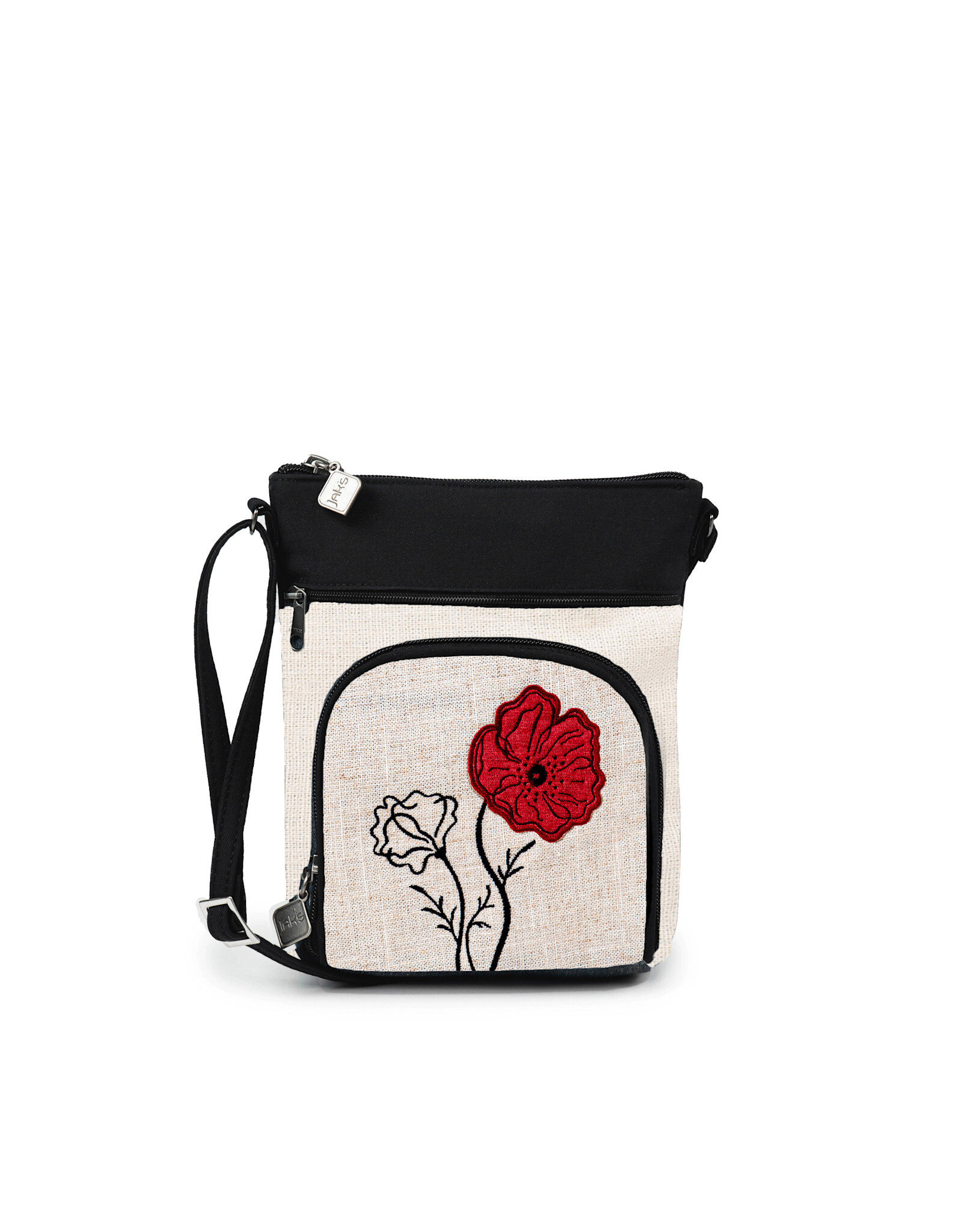 Jak's Pochette de marche   - Fleur Rouge