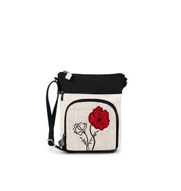 Jak's Pochette de marche   - Fleur Rouge