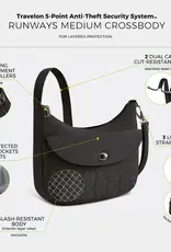 Sac Antivol à bandoulière - Runways  Noir