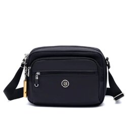 Sac à bandoulière Biscuit   - Noir